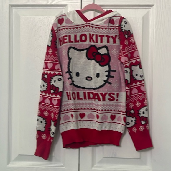 Hello kitty winter sweater pink, white, red - Picture 1 of 1